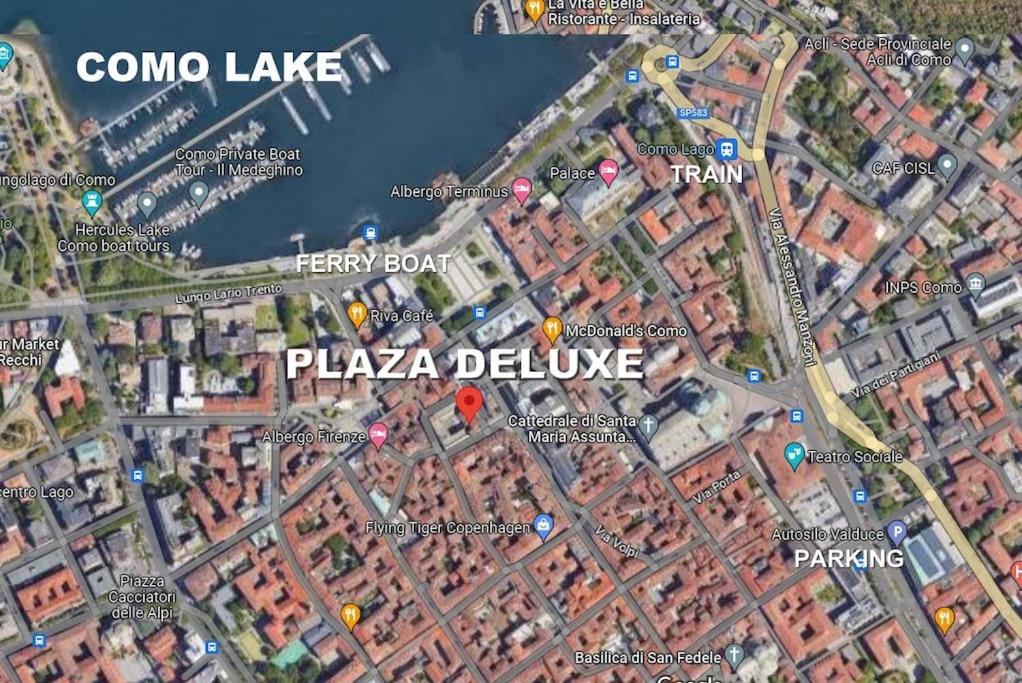 Plaza Deluxe Modern Center House - View Como Lake - Top Privacy Luaran gambar